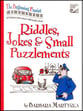 Riddles Jokes and Small Puzzlements piano sheet music cover